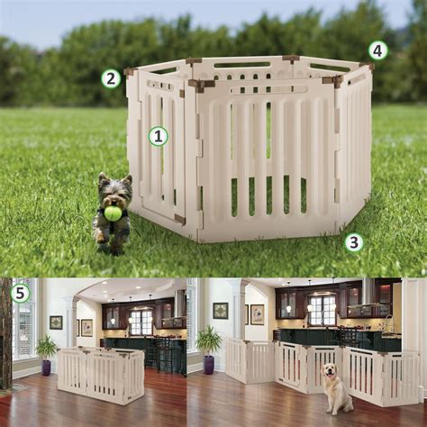 The IRIS 24&39;&39; Exercise 4-Panel Dog Playpen with Door can be used for dog play yards, play gate, small dog fence, and more. . Amazon dog playpen